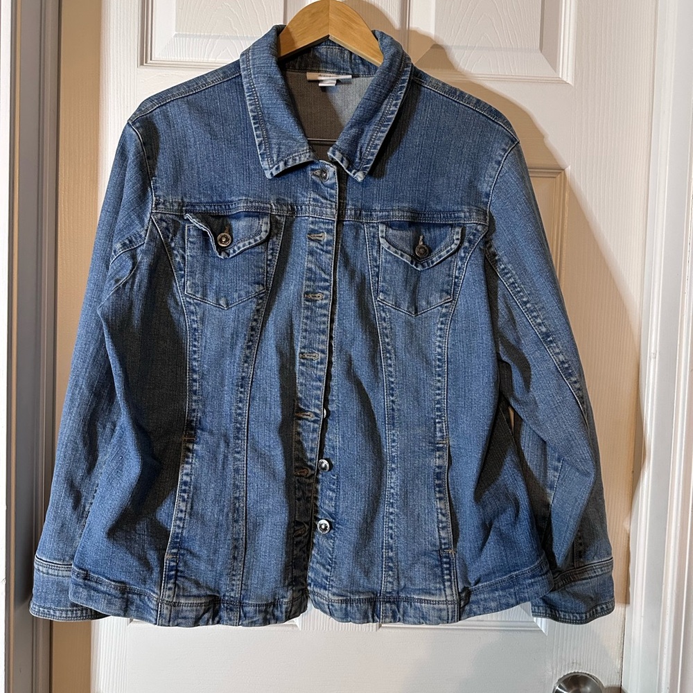 dressbarn Blue Denim Jean‎ Jacket
